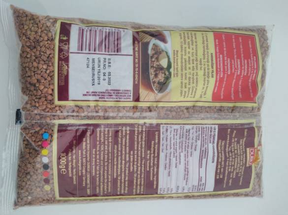 Duru Kavrulmuş Karabuğday (Greçka) 1 kg *4 adet - 3